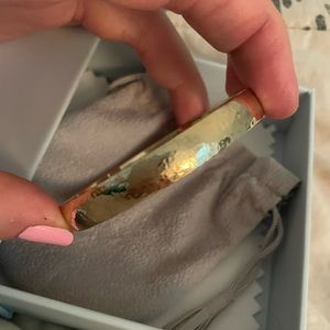 Yearly Co. Hammered Jubilee Bangle 7.75”